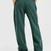 Klassische, kuschelige Oversize-Jogginghose mit geradem Bein