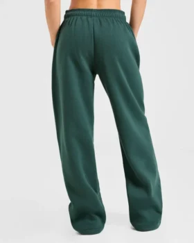 Klassische, kuschelige Oversize-Jogginghose mit geradem Bein