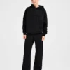Klassische, kuschelige Oversize-Jogginghose mit geradem Bein