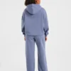 Klassische, kuschelige Oversize-Jogginghose mit geradem Bein