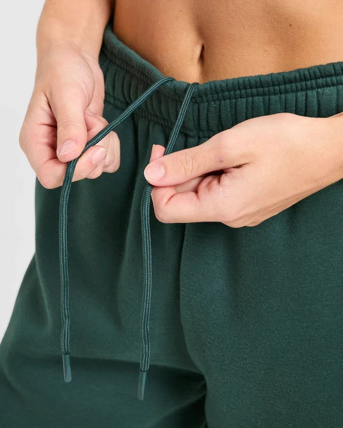 Klassische, kuschelige Oversize-Jogginghose mit geradem Bein
