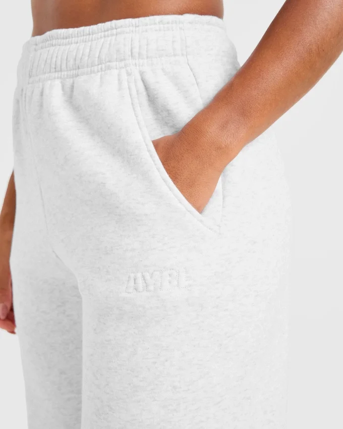 Klassische, kuschelige Oversize-Jogginghose mit geradem Bein