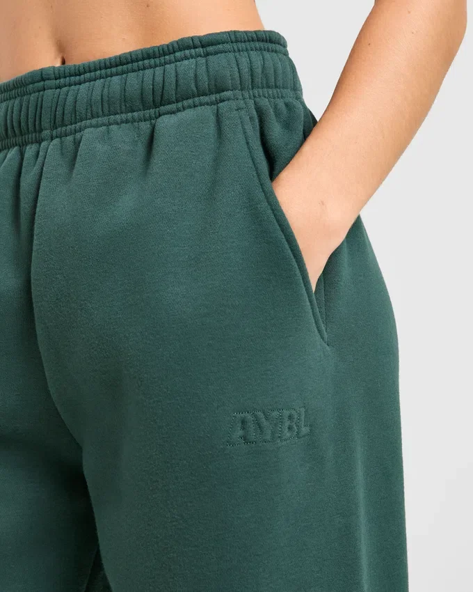 Klassische, kuschelige Oversize-Jogginghose mit geradem Bein