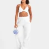 Klassische, kuschelige Oversize-Jogginghose mit geradem Bein