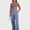 Klassische, kuschelige Oversize-Jogginghose mit geradem Bein