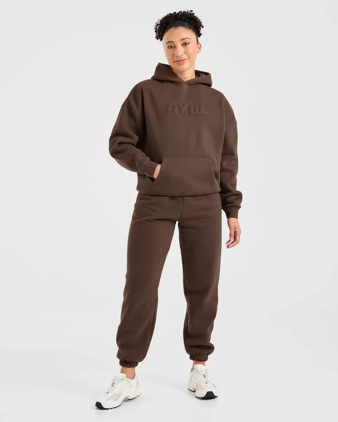 Klassische, kuschelige Oversize-Jogginghose