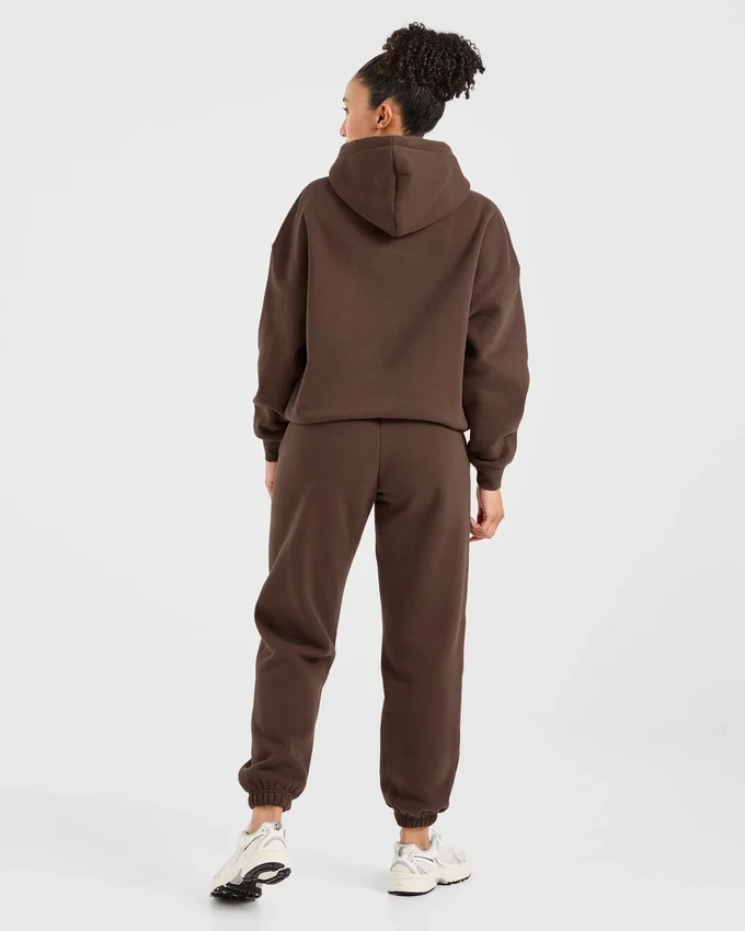 Klassische, kuschelige Oversize-Jogginghose