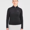 Klassischer Pullover mit 1/4-Reißverschluss