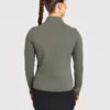Klassischer Pullover mit 1/4-Reißverschluss