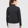 Klassischer Pullover mit 1/4-Reißverschluss