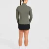 Klassischer Pullover mit 1/4-Reißverschluss