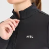Klassischer Pullover mit 1/4-Reißverschluss