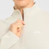 Klassischer Pullover mit 1/4-Reißverschluss
