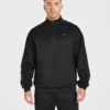 Klassischer Track-Pullover mit 1/4-Reißverschluss