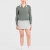 Klassisches Langarm-Polo aus Strick