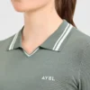 Klassisches Langarm-Polo aus Strick