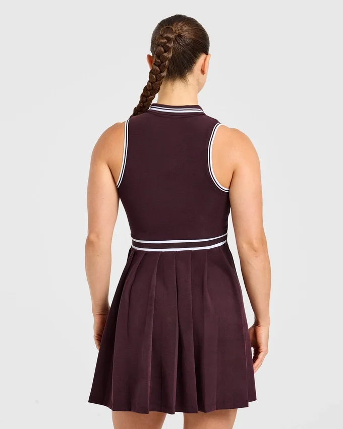 Klassisches Plisseekleid