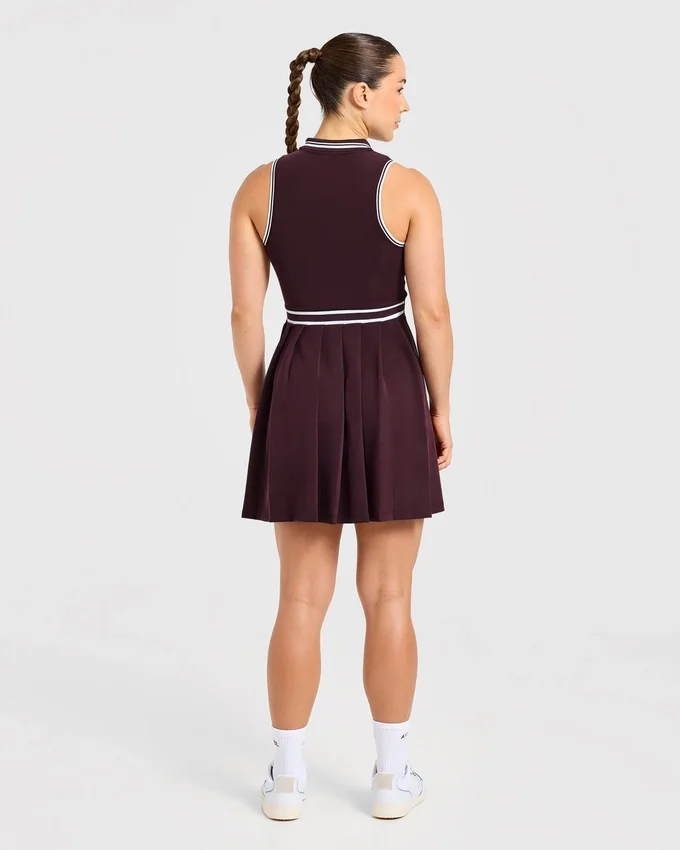 Klassisches Plisseekleid