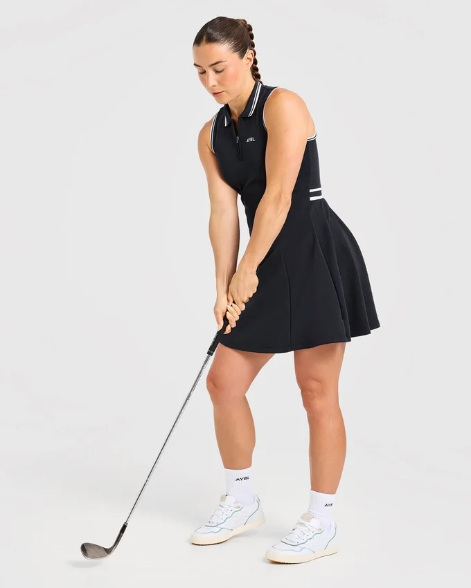Klassisches Plisseekleid