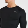 Kompressions-Langarm-T-Shirt