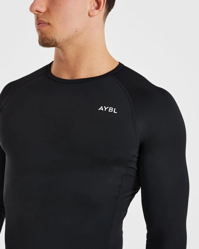 Kompressions-Langarm-T-Shirt