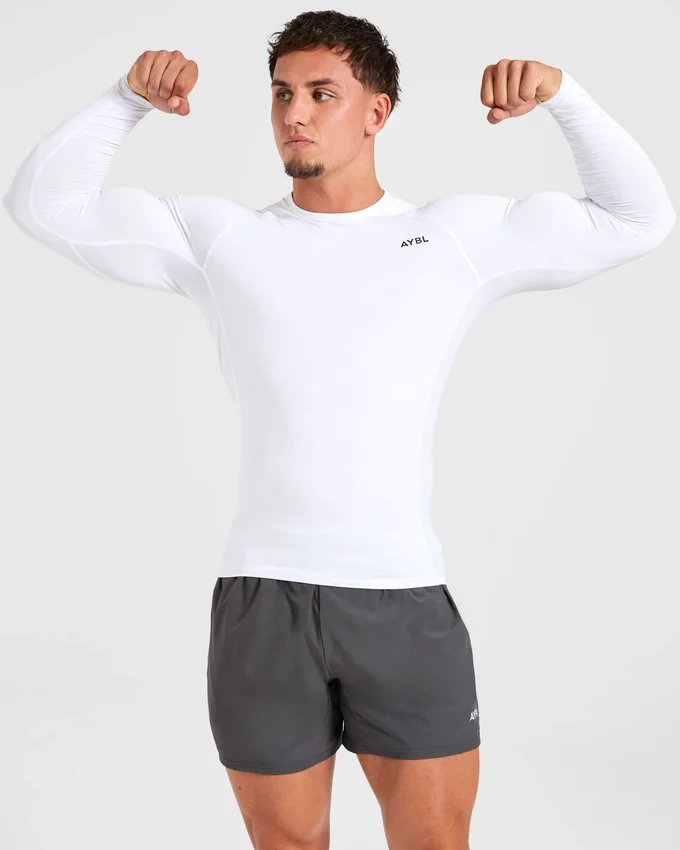 Kompressions-Langarm-T-Shirt