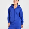 Lifestyle-Hoodie mit Reißverschluss in Oversize-Passform