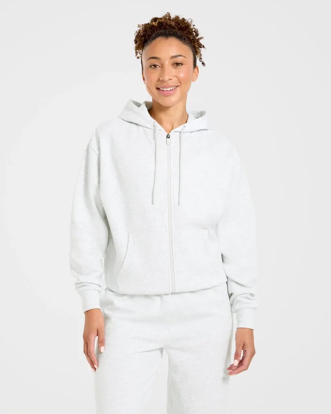 Lifestyle-Hoodie mit Reißverschluss in Oversize-Passform