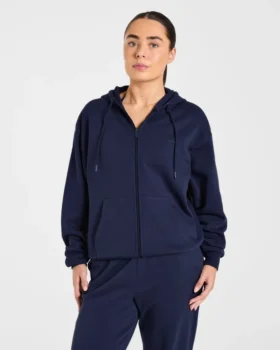 Lifestyle-Hoodie mit Reißverschluss in Oversize-Passform