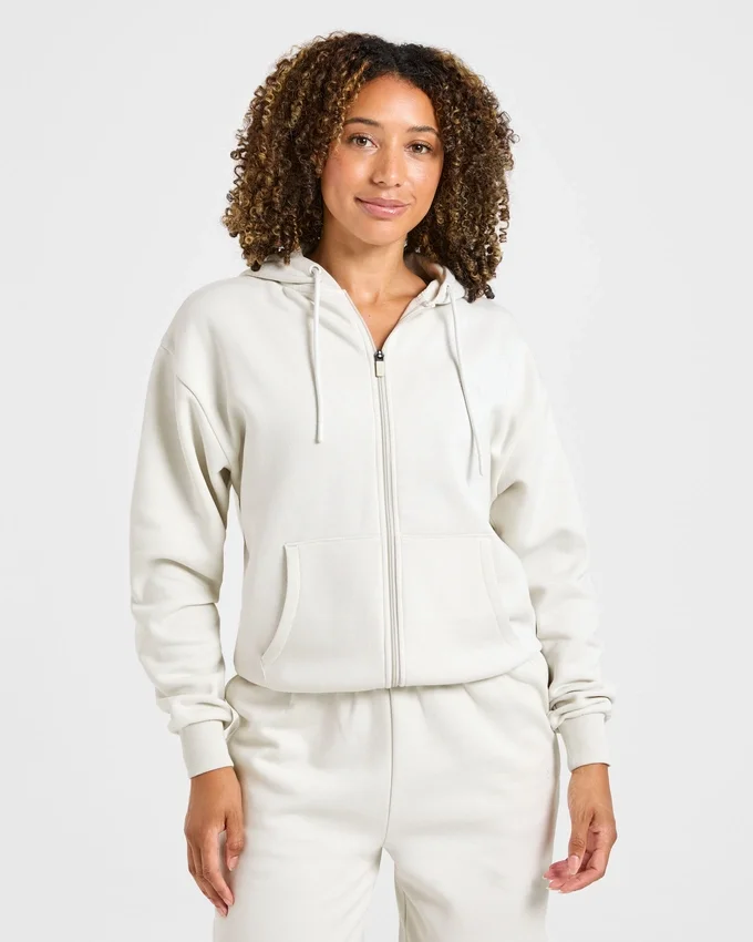 Lifestyle-Hoodie mit Reißverschluss in Oversize-Passform