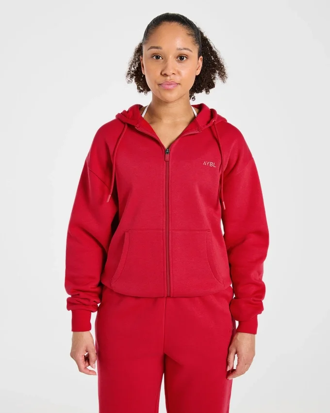Lifestyle-Hoodie mit Reißverschluss in Oversize-Passform