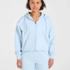 Lifestyle-Hoodie mit Reißverschluss in Oversize-Passform