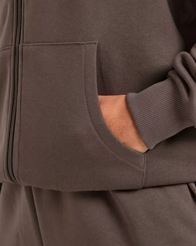 Lifestyle-Hoodie mit Reißverschluss in Oversize-Passform