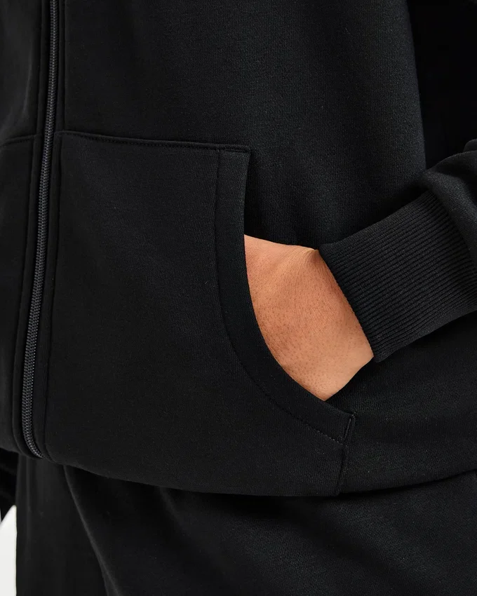 Lifestyle-Hoodie mit Reißverschluss in Oversize-Passform