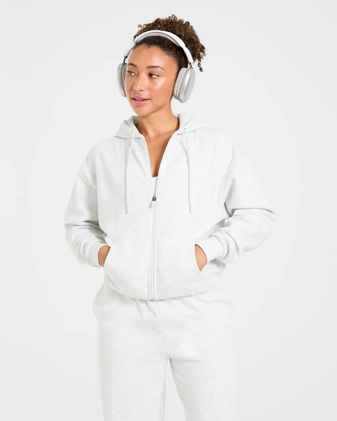 Lifestyle-Hoodie mit Reißverschluss in Oversize-Passform