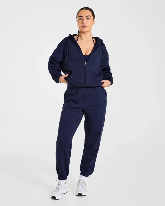 Lifestyle-Hoodie mit Reißverschluss in Oversize-Passform