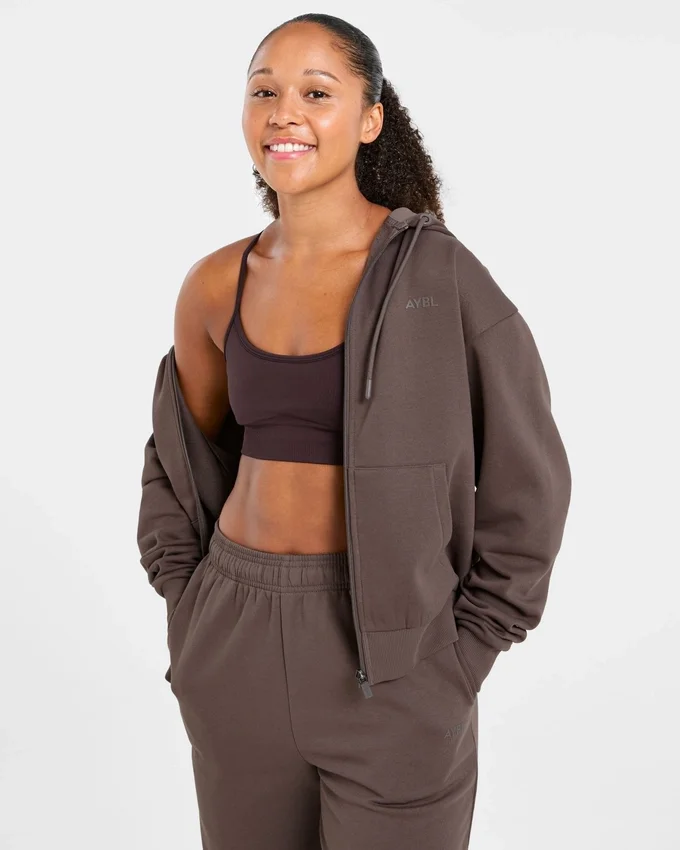 Lifestyle-Hoodie mit Reißverschluss in Oversize-Passform