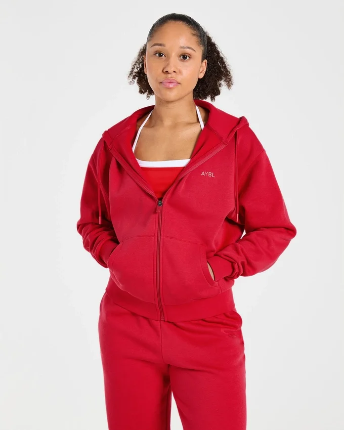 Lifestyle-Hoodie mit Reißverschluss in Oversize-Passform