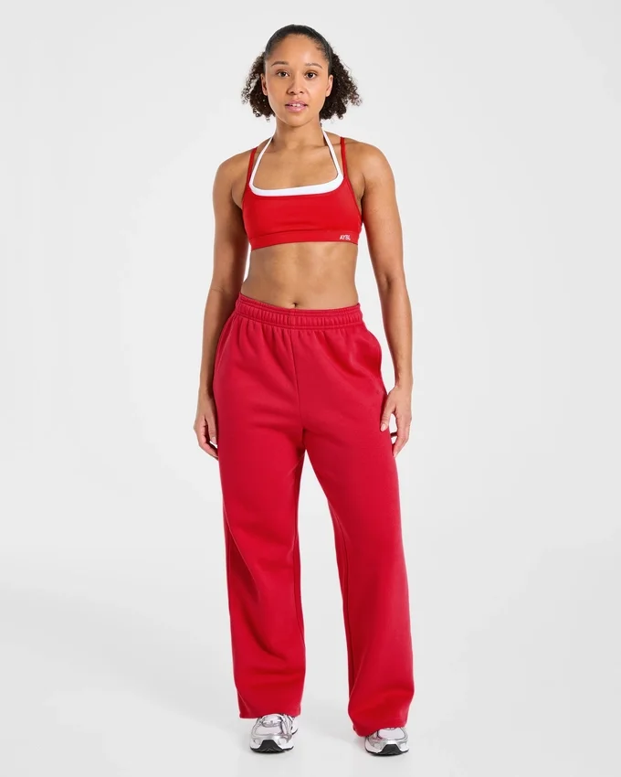 Lifestyle-Jogginghose mit geradem Bein in Oversize-Passform