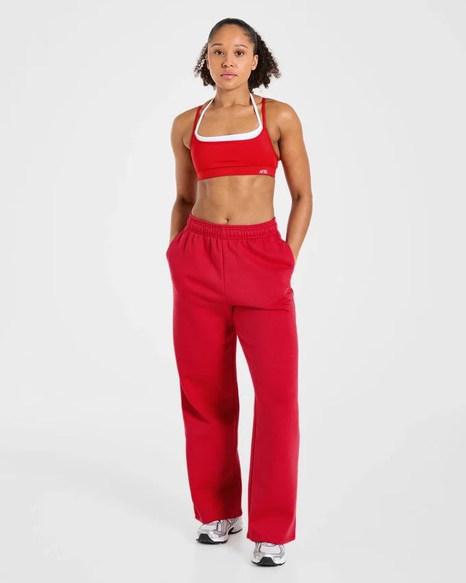Lifestyle-Jogginghose mit geradem Bein in Oversize-Passform