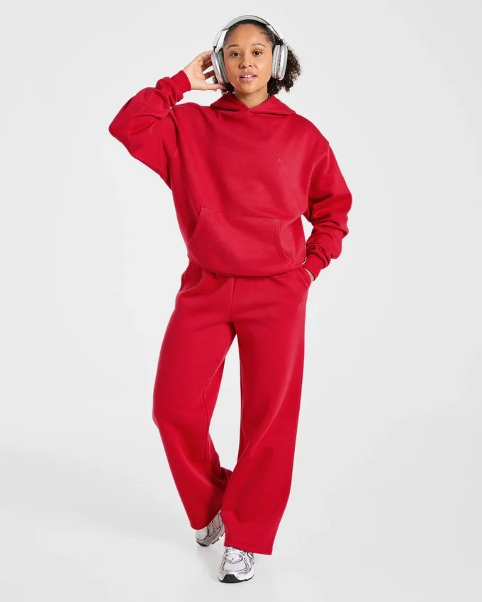 Lifestyle-Jogginghose mit geradem Bein in Oversize-Passform