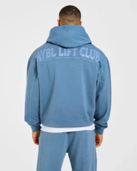 Lift Club Hoodie im Distressed-Look