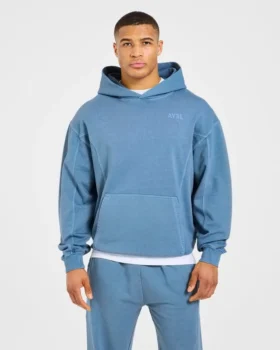 Lift Club Hoodie im Distressed-Look