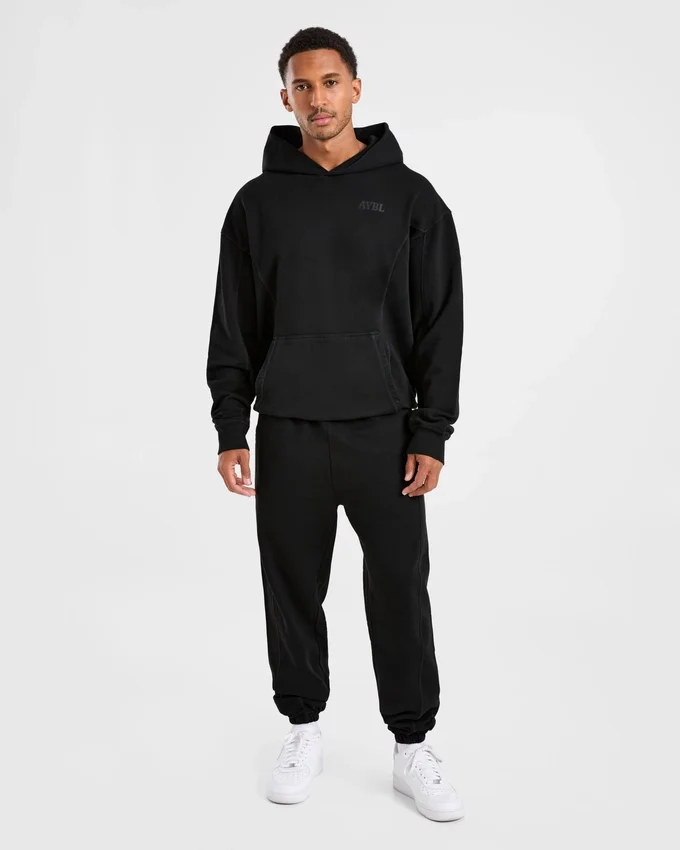 Lift Club Hoodie im Distressed-Look