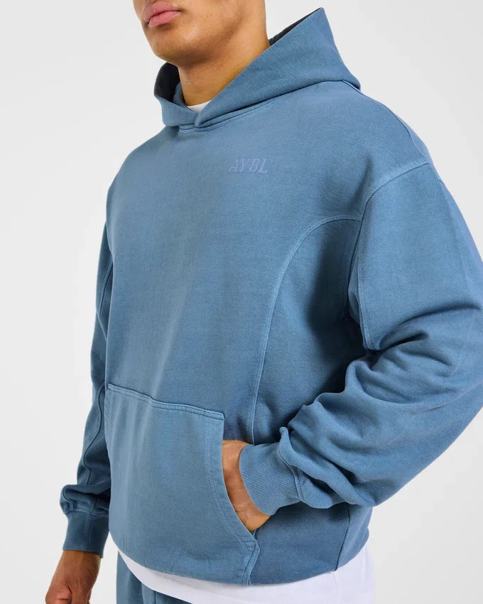 Lift Club Hoodie im Distressed-Look
