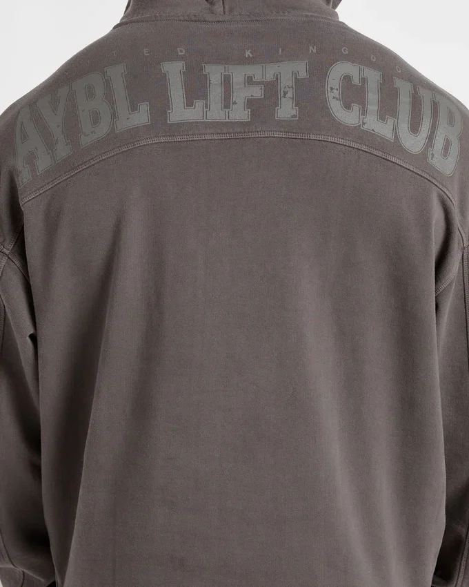 Lift Club Hoodie im Distressed-Look