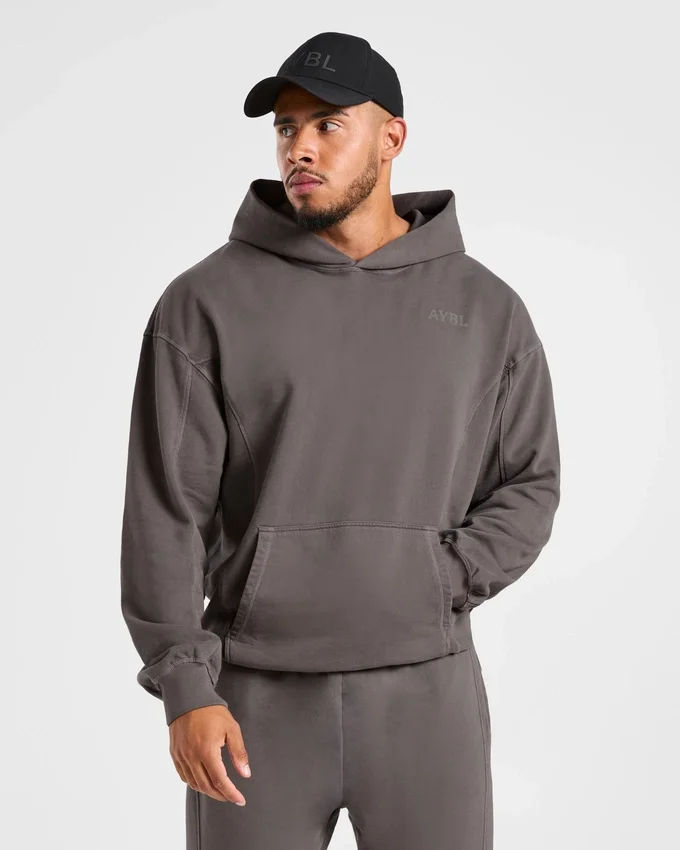 Lift Club Hoodie im Distressed-Look