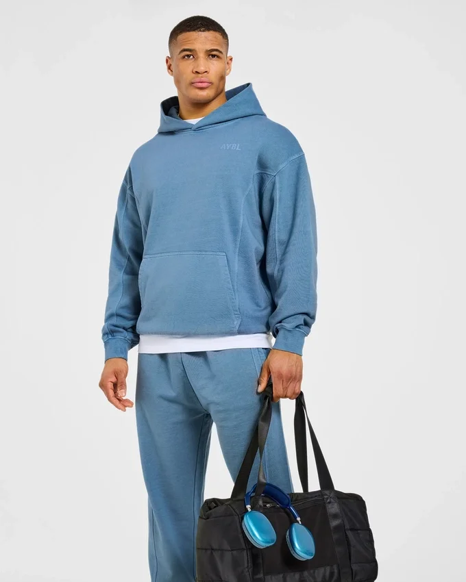Lift Club Hoodie im Distressed-Look