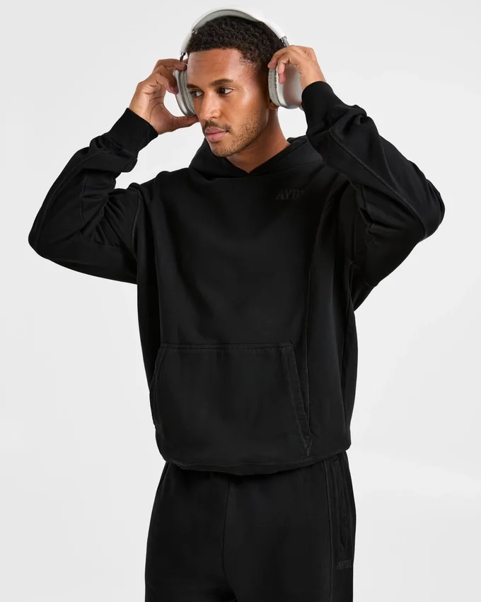 Lift Club Hoodie im Distressed-Look