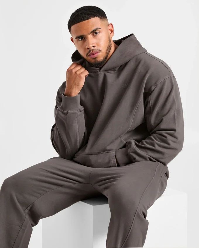 Lift Club Hoodie im Distressed-Look
